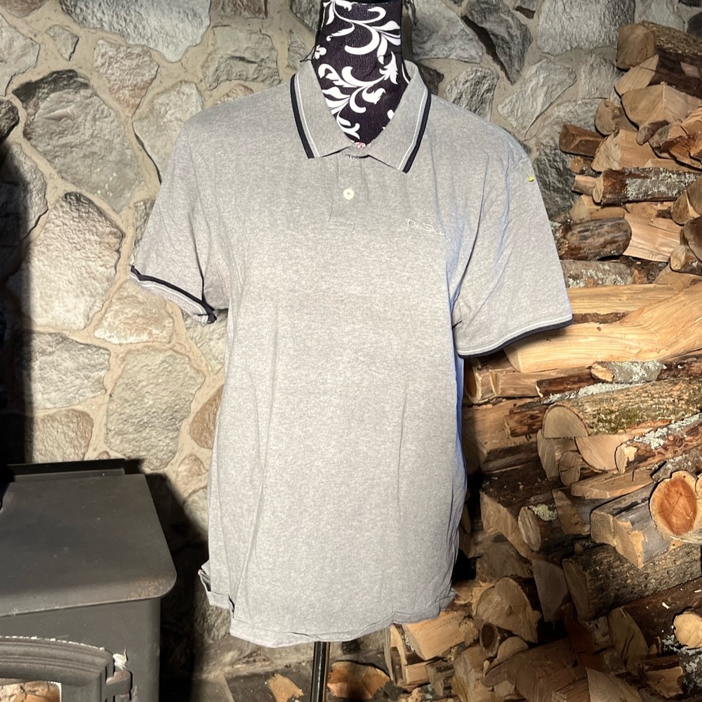 Ben Sherman Gray Polo L
